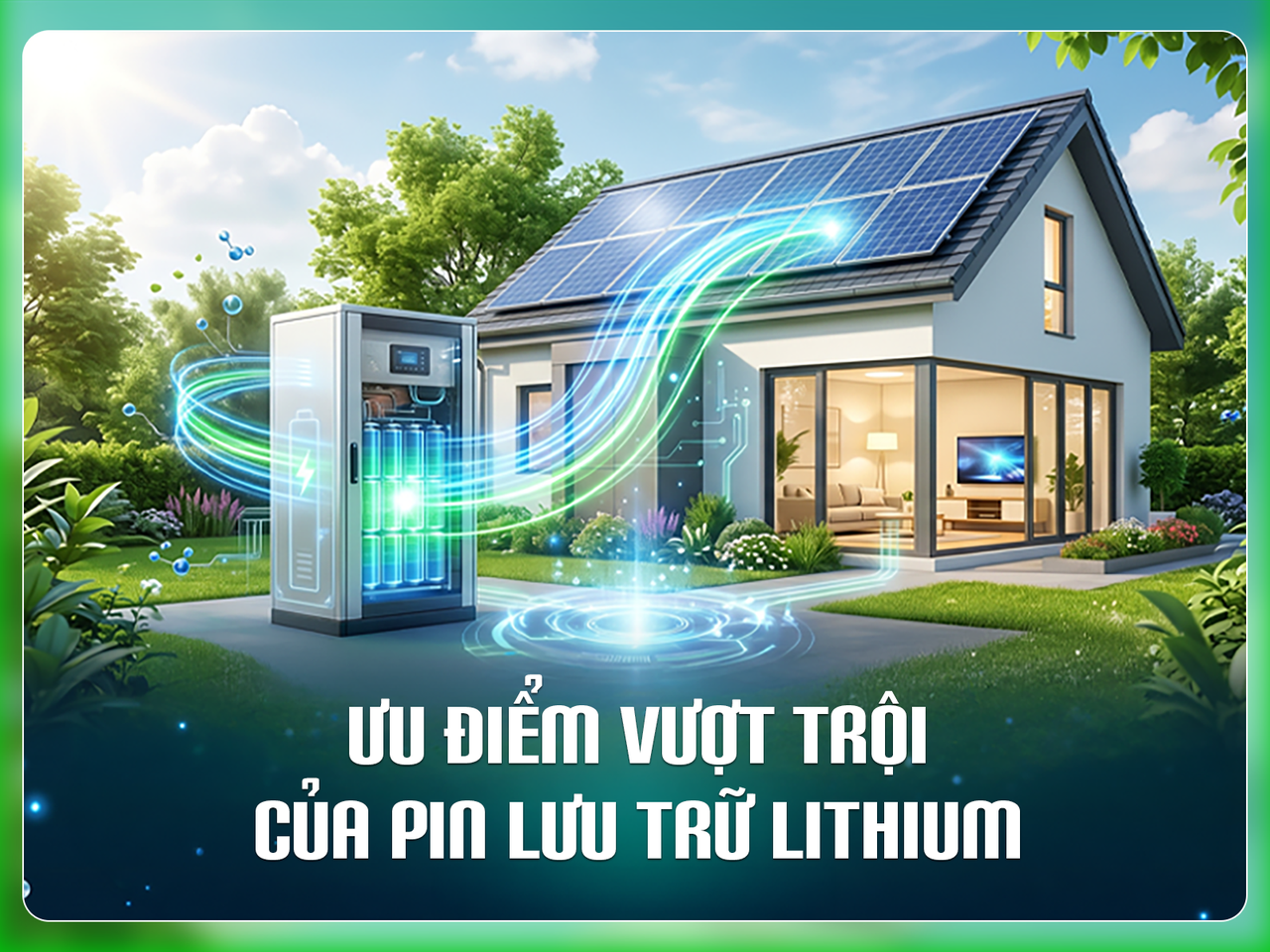 Ưu Điểm Vượt Trội Của Pin Lưu Trữ Lithium