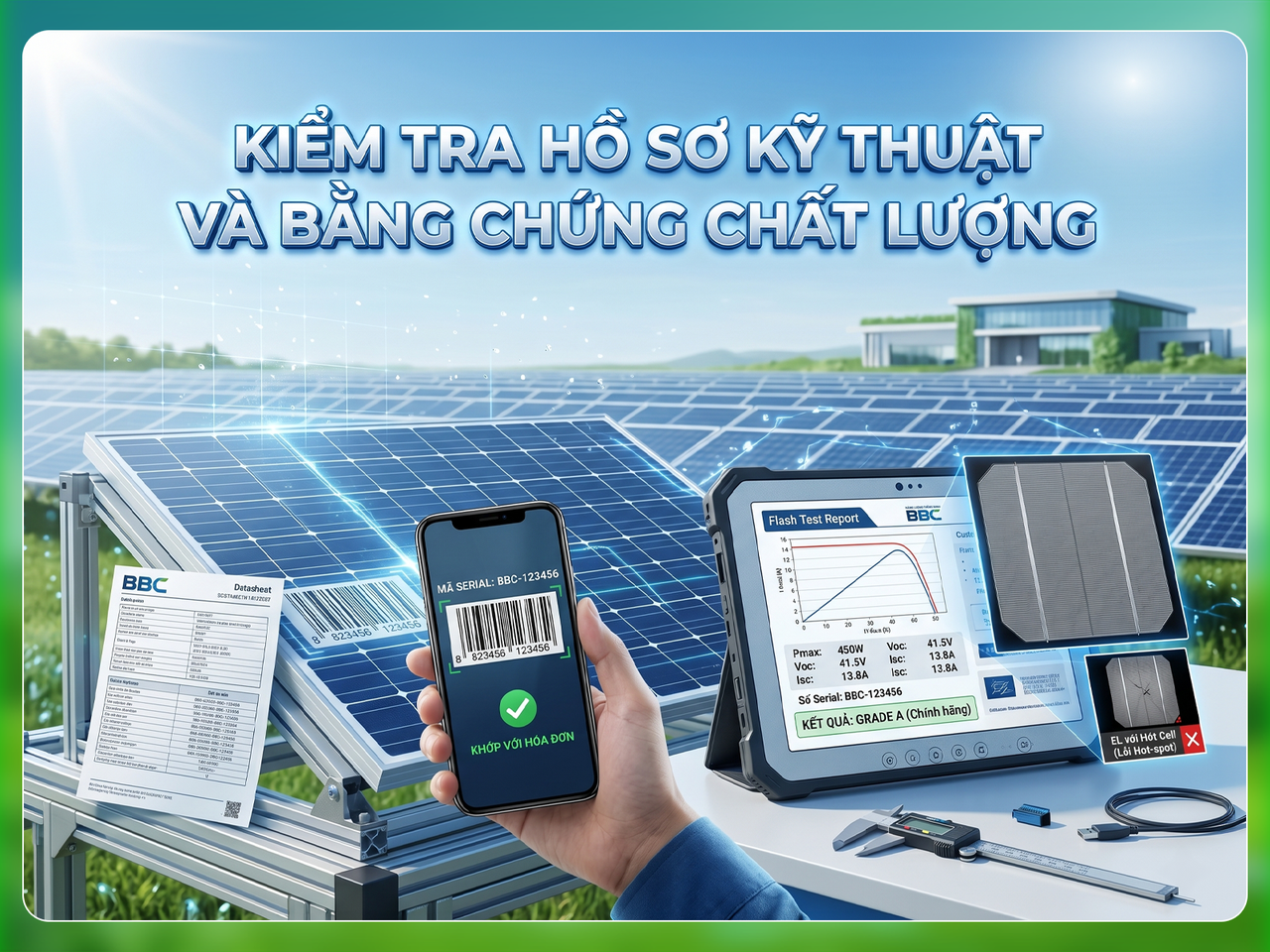 Kiểm tra hồ sơ kỹ thuật và bằng chứng chất lượng